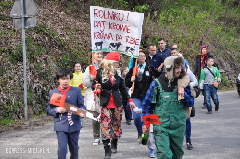 Pierwszomajowy pochód w Srebrnej Górze