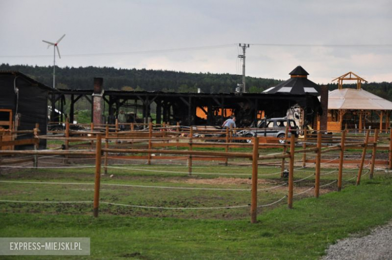 Pożar drewnianego domu w Błotnicy