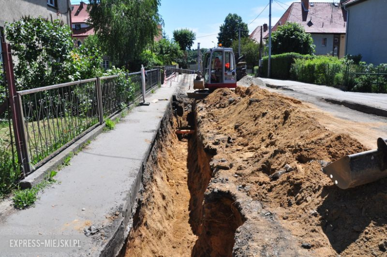 Remont ul. Żeromskiego w Ząbkowicach Śląskich