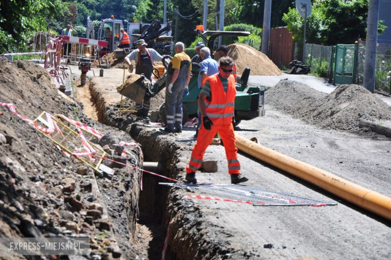 Remont ul. Żeromskiego w Ząbkowicach Śląskich