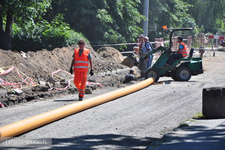 Remont ul. Żeromskiego w Ząbkowicach Śląskich