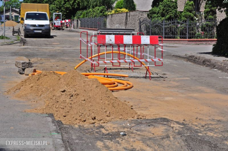 Remont ul. Żeromskiego w Ząbkowicach Śląskich