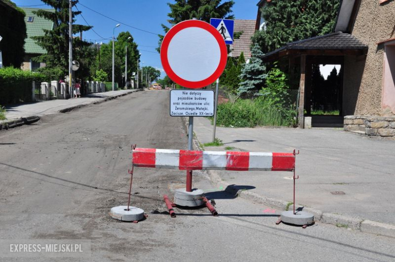 Remont ul. Żeromskiego w Ząbkowicach Śląskich