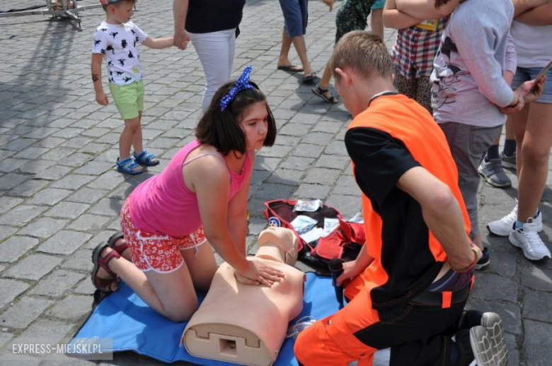 Motoserce na ziębickim rynku