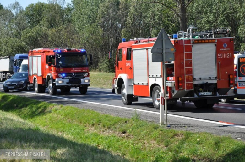 Kolizja na krajowej ósemce między Przyłękiem a Braszowicami