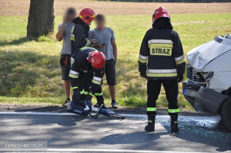 Kolizja na krajowej ósemce między Przyłękiem a Braszowicami