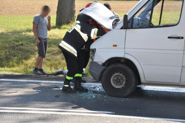 Kolizja na krajowej ósemce między Przyłękiem a Braszowicami