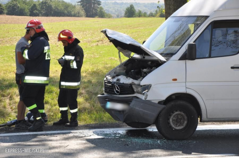 Kolizja na krajowej ósemce między Przyłękiem a Braszowicami