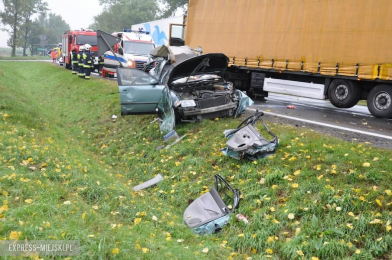 Wypadek na krajowej ósemce. Droga całkowicie zablokowana