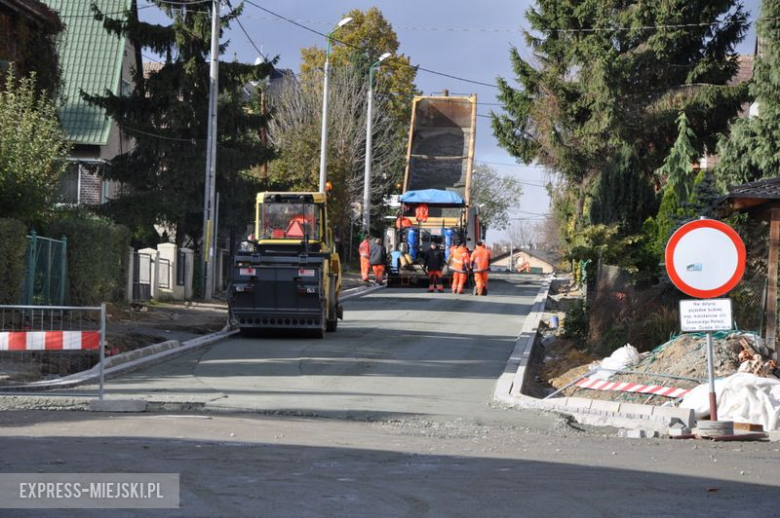 Remont ul. Żeromskiego w Ząbkowicach Śląskich nadal trwa