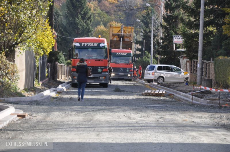 Remont ul. Żeromskiego w Ząbkowicach Śląskich nadal trwa