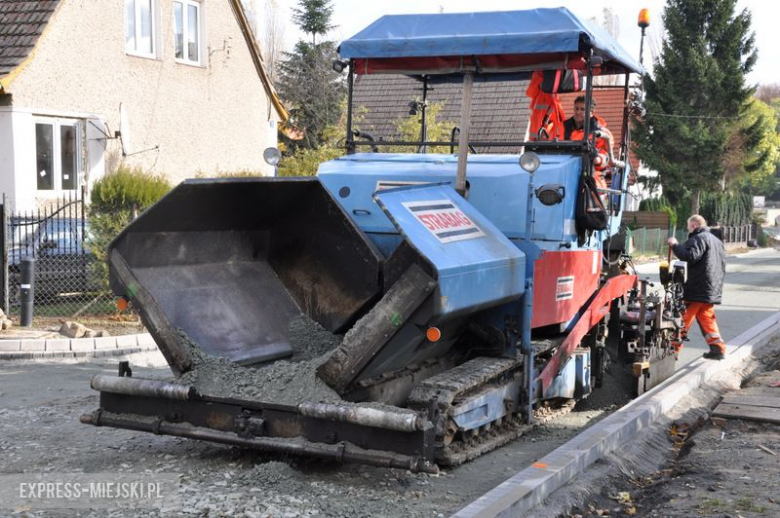 Remont ul. Żeromskiego w Ząbkowicach Śląskich nadal trwa