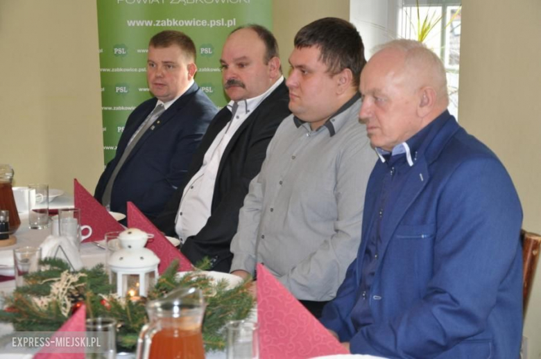 Śniadanie opłatkowe PSL z lokalnymi mediami