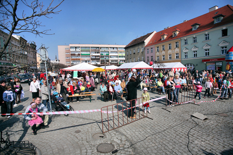 Jarmark Wielkanocny na rynku Ząbkowic Śl.