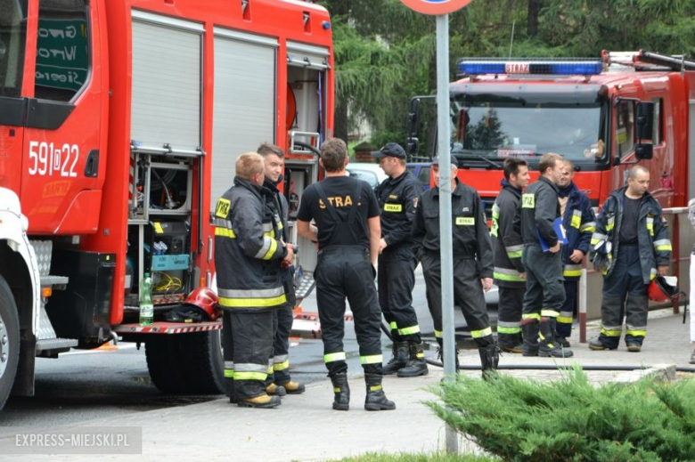 Pożar mieszkania w Ziębicach