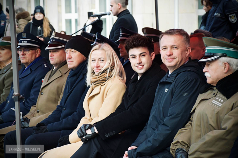 Uroczystość ślubowania kadetów klasy mundurowej w Zespole Szkół Ponadpodstawowych w Ziębicach