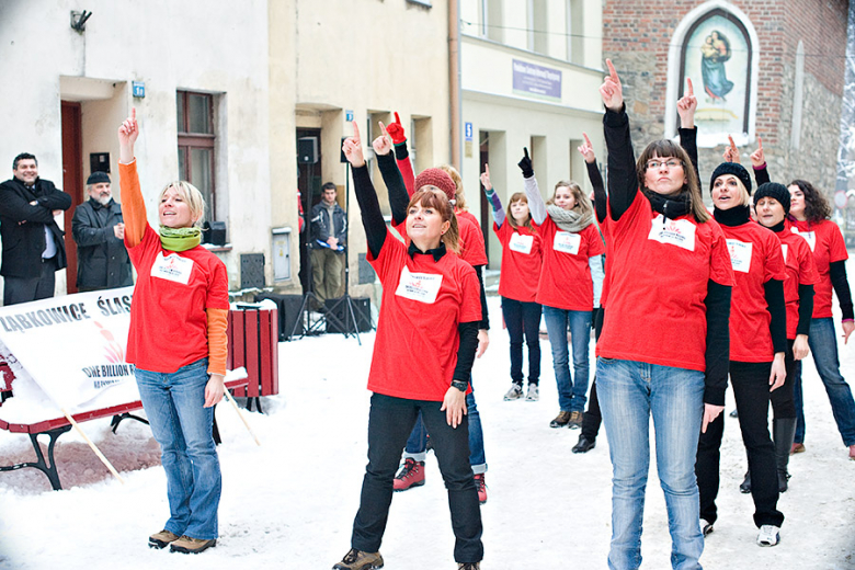 Protestowały w Dzień Zakochanych