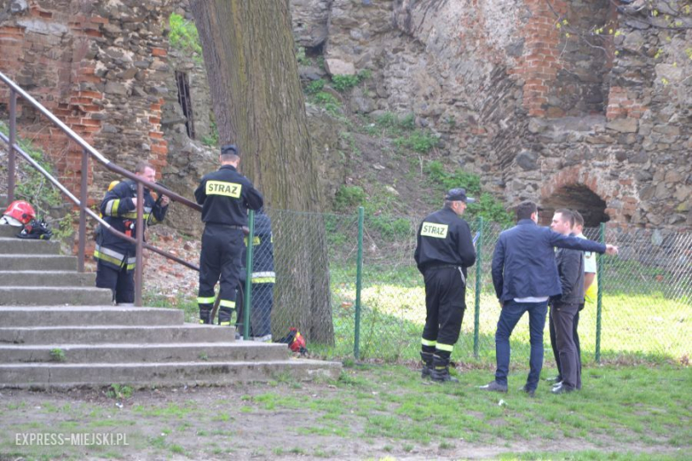 Pożar w zamkowej piwnicy