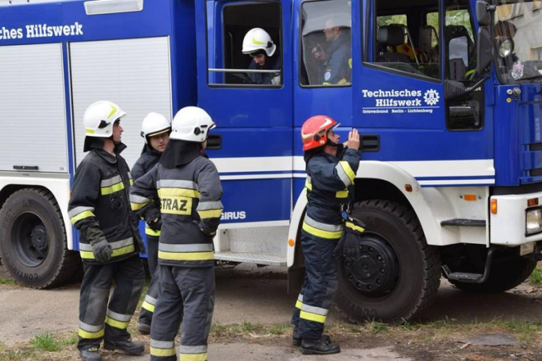 Strażacy-ochotnicy z gminy Stoszowice na ćwiczeniach w Niemczech