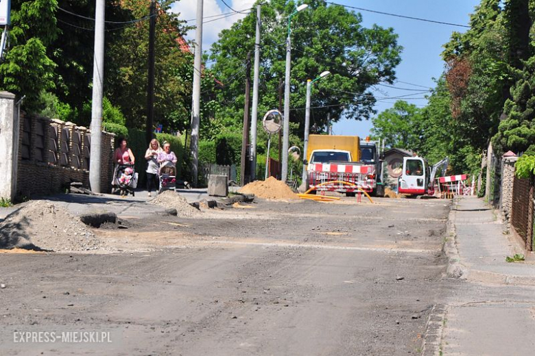 Remont ul. Żeromskiego w Ząbkowicach Śląskich