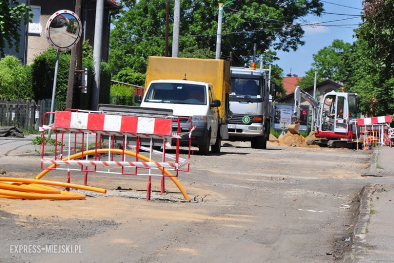 Remont ul. Żeromskiego w Ząbkowicach Śląskich