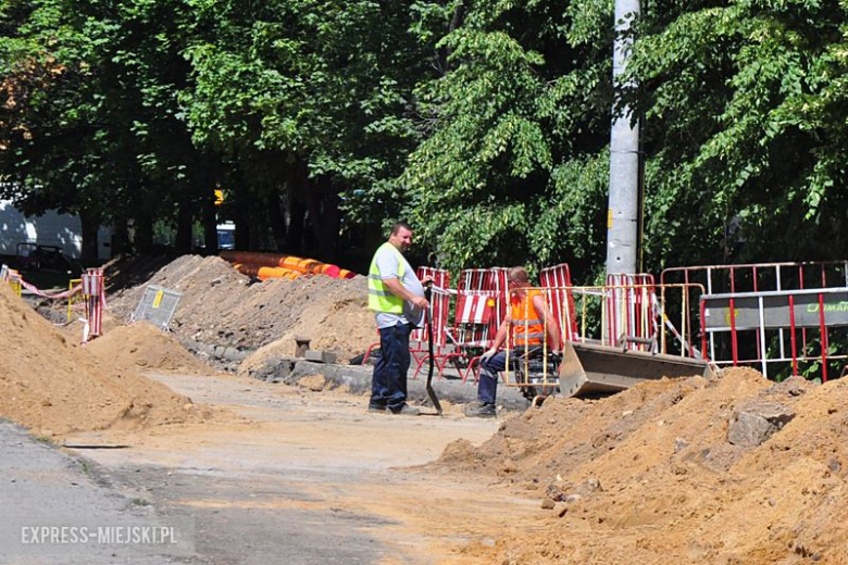 Remont ul. Żeromskiego w Ząbkowicach Śląskich