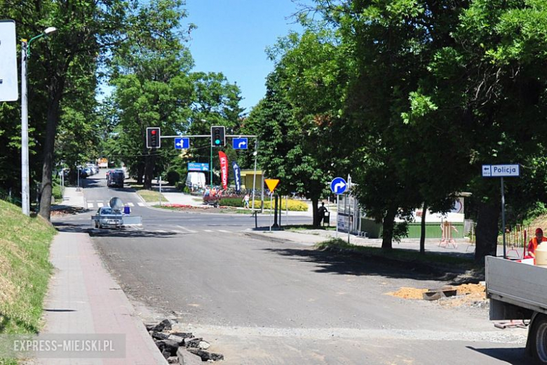 Remont ul. Żeromskiego w Ząbkowicach Śląskich