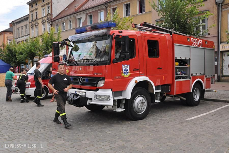 Motoserce na ziębickim rynku