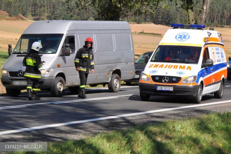 Kolizja na krajowej ósemce między Przyłękiem a Braszowicami