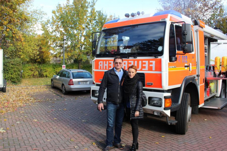 Strażacy z gminy Stoszowice w Berlinie