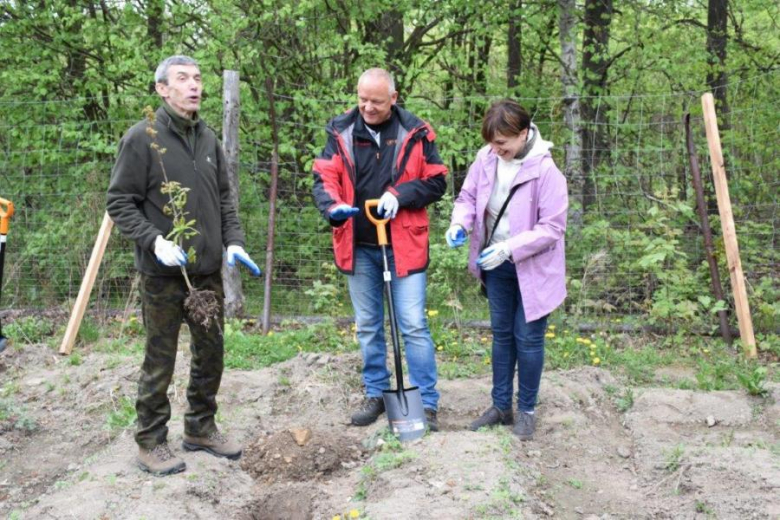 „Sadzimy 1000 drzew na minutę” - ogólnopolska akcja zorganizowana przez Lasy Państwowe, w którą włączyli się samorządowcy z gminy Bardo