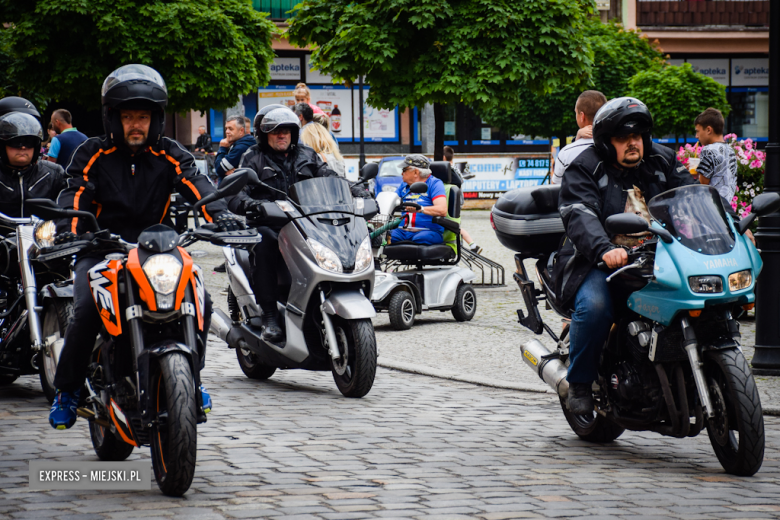 Parada motocyklowa ulicami Ząbkowic Śląskich