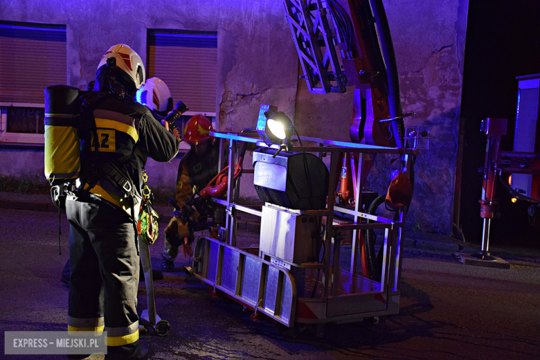 Pożar mieszkania na ul. Bohaterów Getta w Ząbkowicach Śląskich