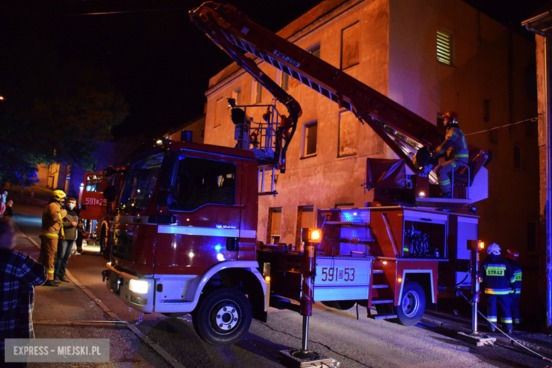 Pożar mieszkania na ul. Bohaterów Getta w Ząbkowicach Śląskich