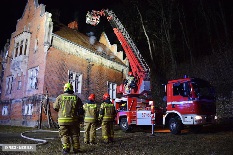 Pożar „Domu Rządcy” w Kamieńcu Ząbkowickim