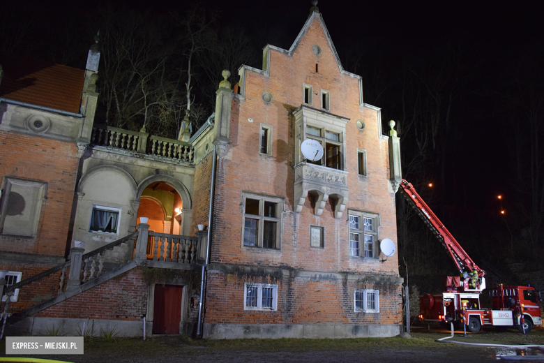 Pożar „Domu Rządcy” w Kamieńcu Ząbkowickim