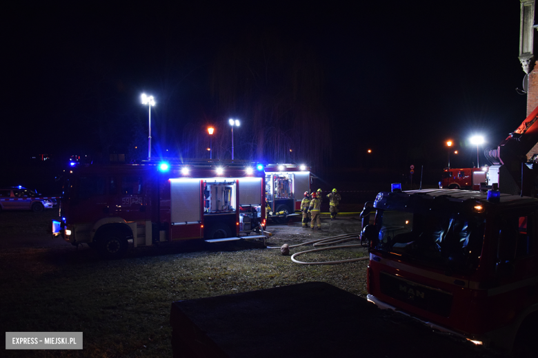 Pożar „Domu Rządcy” w Kamieńcu Ząbkowickim