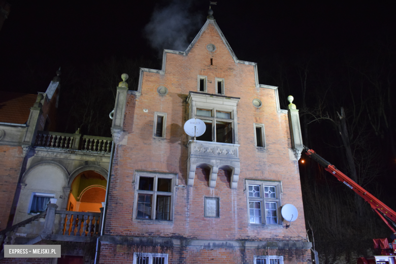 Pożar „Domu Rządcy” w Kamieńcu Ząbkowickim