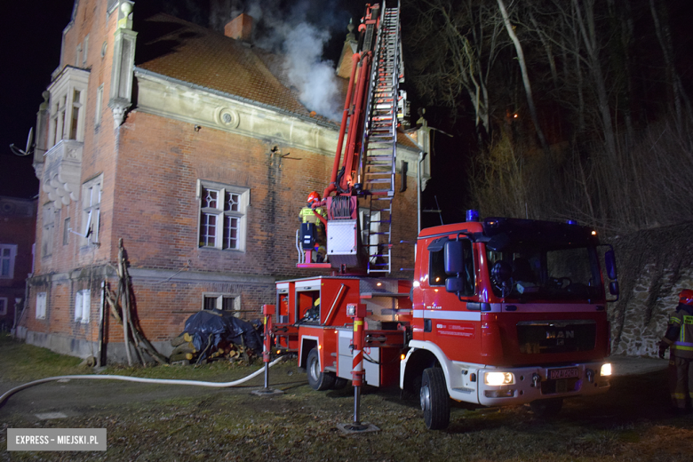 Pożar „Domu Rządcy” w Kamieńcu Ząbkowickim