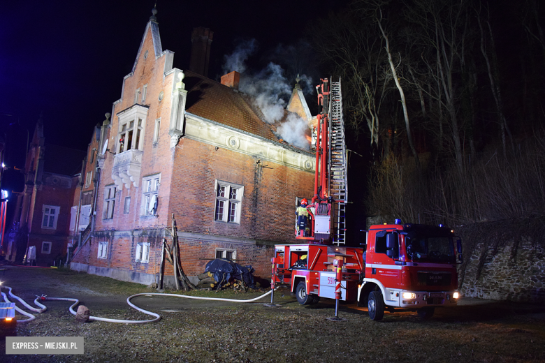 Pożar „Domu Rządcy” w Kamieńcu Ząbkowickim