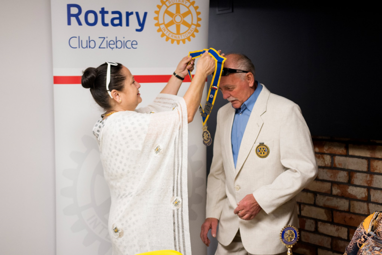 2 lipca odbyła się uroczystość przekazania władzy w ziębickim kole Rotary Club Ziębice