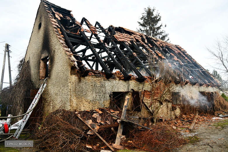 Pożar budynku gospodarczego w Braszowicach