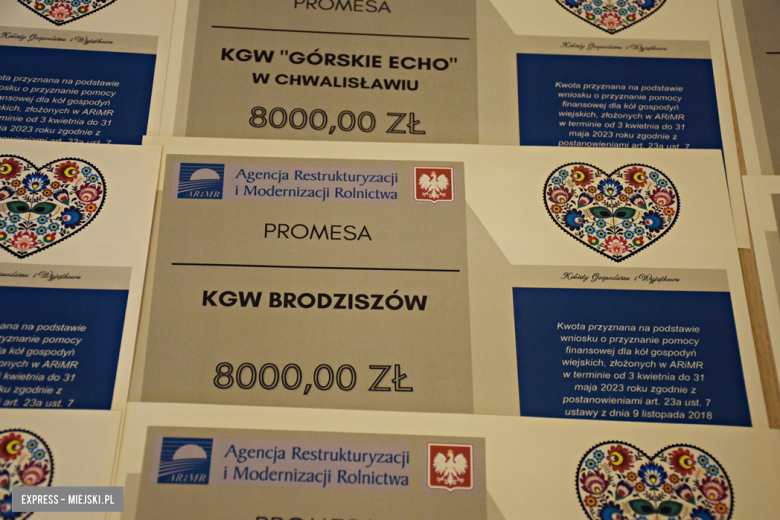 Koła Gospodyń Wiejskich z powiatu ząbkowickiego otrzymały promesy