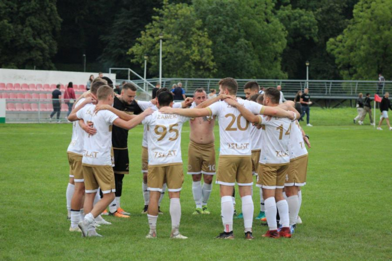 Klasa okręgowa: Zamek Kamieniec 2:1 (0:1)  LKS Bystrzyca Górna