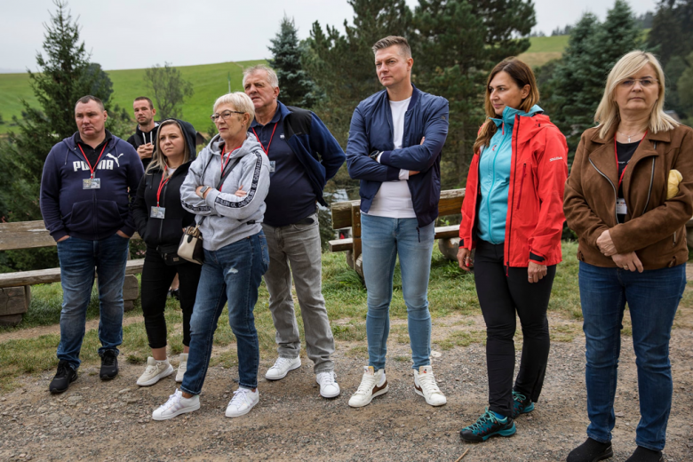 Pracownicy i liderzy lokalnych społeczności z gminy Stoszowice z wizytą w Czechach