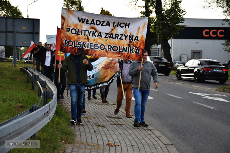 Protest rolników na krajowej ósemce