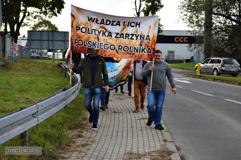 Protest rolników na krajowej ósemce