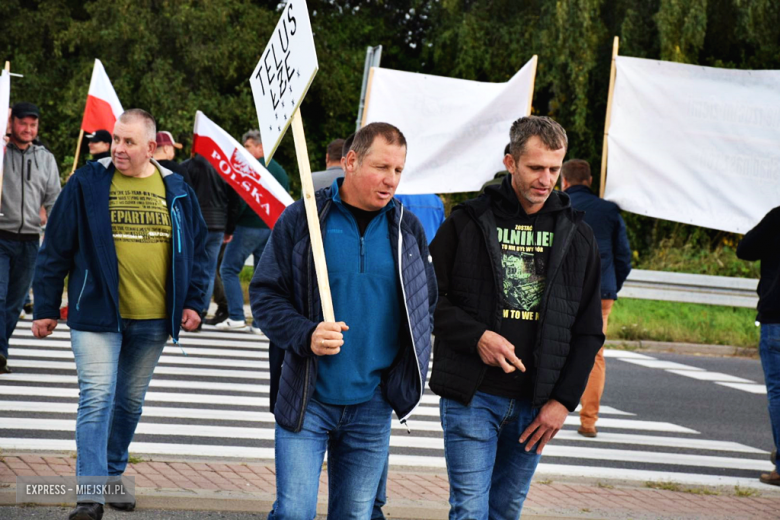 Protest rolników na krajowej ósemce