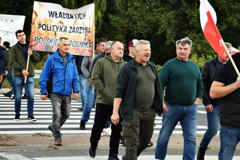 Protest rolników na krajowej ósemce