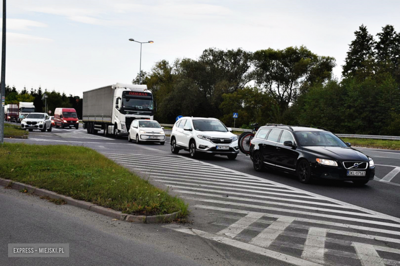 Protest rolników na krajowej ósemce